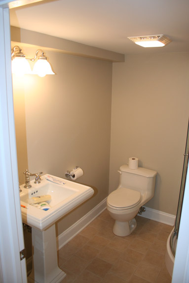 Bathroom remodeled